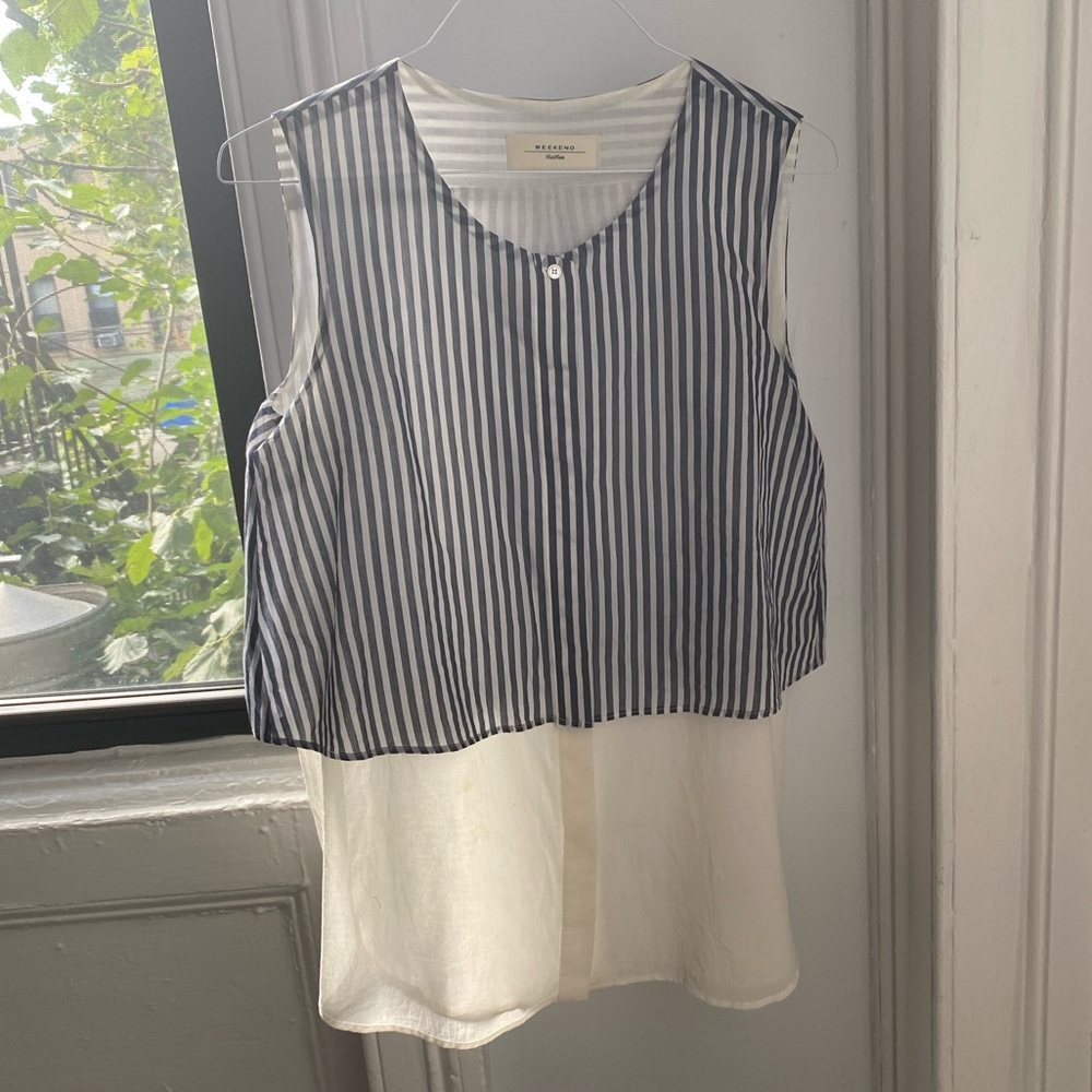 Breezy MaxMara Weekend Lined Top